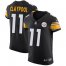 Nike Pittsburgh Steelers #11 Chase Claypool Black Team Color Mens Stitched NFL Vapor Untouchable Elite Jersey
