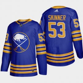 Buffalo Sabres #53 Jeff Skinner Mens Adidas 2020-21 Home Authentic Player Stitched NHL Jersey Royal Blue