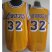 Los Angeles Lakers 32 Johnson Yellow Hardwood Classics Revolution 30 NBA Jerseys Cheap