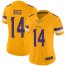 Nike Minnesota Vikings #14 Stefon Diggs Gold Womens Stitched NFL Limited Inverted Legend Jersey