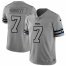 Indianapolis Colts #7 Jacoby Brissett Mens Nike Gray Gridiron II Vapor Untouchable Limited NFL Jersey