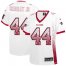 Nike Atlanta Falcons #44 Vic Beasley Jr White Womens Stitched NFL Elite Drift Fashion Jersey