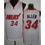 Miami Heat #34 Ray Allen White Revolution 30 NBA Jerseys Cheap