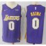 Nike Los Angeles Lakers #0 Kyle Kuzma Purple Stitched NBA Swingman Jersey