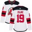 Adidas New Jersey Devils #19 Travis Zajac White Road Authentic Womens Stitched NHL Jersey