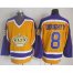 Los Angeles Kings #8 Drew Doughty Yellow CCM Throwback Stitched NHL Jersey