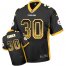 Nike Pittsburgh Steelers #30 James Conner Black Team Color Mens Stitched NFL Elite Drift Fashion Jersey