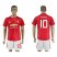 Manchester United #10 Rooney Home League Soccer Club Jersey