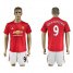 Manchester United #9 Ibrahimovic Red Home Soccer Club Jersey