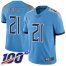 Nike Tennessee Titans #21 Malcolm Butler Light Blue Alternate Mens Stitched NFL 100th Season Vapor Limited Jersey