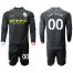 Manchester City Personalized Away Long Sleeves Soccer Club Jersey