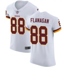 Nike Washington Football Team #88 Matt Flanaga White Mens Stitched NFL Vapor Untouchable Elite Jersey