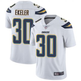 Nike Los Angeles Chargers #30 Austin Ekeler White Mens Stitched NFL Vapor Untouchable Limited Jersey