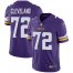 Nike Minnesota Vikings #72 Ezra Cleveland Purple Team Color Mens Stitched NFL Vapor Untouchable Limited Jersey
