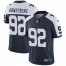 Nike Dallas Cowboys #92 Dorance Armstrong Navy Blue Thanksgiving Mens Stitched NFL Vapor Untouchable Limited Throwback Jersey
