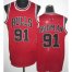 Chicago Bulls 91 Dennis Rodman Red Revolution 30 NBA Jerseys Cheap
