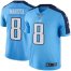 Nike Tennessee Titans #8 Marcus Mariota Light Blue Mens Stitched NFL Limited Rush Jersey