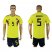 Colombia #5 Barrios Home Soccer Country Jersey
