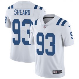 Nike Indianapolis Colts #93 Jabaal Sheard White Mens Stitched NFL Vapor Untouchable Limited Jersey