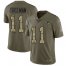 Nike New England Patriots #11 Julian Edelman Olive/Camo Mens Stitched NFL Limited 2017 Salute To Service Jersey
