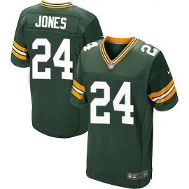 Nike Green Bay Packers #24 Josh Jones Green Team Color Mens Stitched NFL Elite Jersey