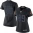 Nike Chicago Bears #89 Mike Ditka Black Impact Womens Stitched NFL Limited Jersey