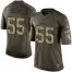Nike Pittsburgh Steelers #55 Devin Bush Green Youth Stitched NFL Limited 2015 Salute to Service Jersey
