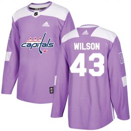 Adidas Washington Capitals #43 Tom Wilson Purple Authentic Fights Cancer Stitched NHL Jersey