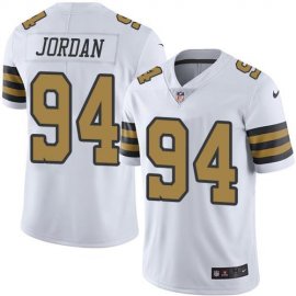Nike New Orleans Saints #94 Cameron Jordan White Mens Stitched NFL Limited Rush Jersey