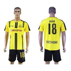 Dortmund #18 Sahin Home Soccer Club Jersey