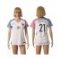 Womens France #21 Koscielny Away Away Soccer Country Jersey
