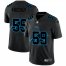 Carolina Carolina Panthers #59 Luke Kuechly Mens Nike Team Logo Dual Overlap Limited NFL Jersey Black