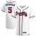 Atlanta Braves #5 Freddie Freeman Mens Nike White Home 2020 Authentic Player MLB Jersey
