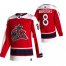 Columbus Blue Jackets #8 Zach Werenski Red Mens Adidas 2020-21 Reverse Retro Alternate NHL Jersey