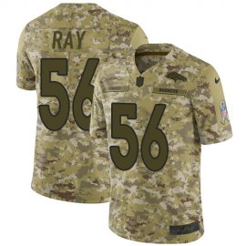 Nike Denver Broncos #56 Shane Ray Camo Mens Stitched NFL Limited 2018 Salute To Service Jersey