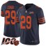 Nike Chicago Bears #29 Tarik Cohen Navy Blue Alternate Mens Stitched NFL 100th Season Vapor Limited Jersey