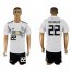 Germany #22 Ter Stegen White Home Soccer Country Jersey