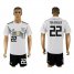 Germany #22 Ter Stegen White Home Soccer Country Jersey
