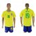 Brazil #19 Willian Home Soccer Country Jersey