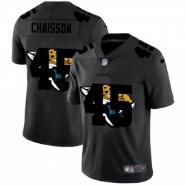 Jacksonville Jaguars #45 KLavon Chaisson Mens Nike Team Logo Dual Overlap Limited NFL Jersey Black