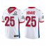 Mens Miami Dolphins #25 Xavien Howard 2022 White AFC Stitched Jersey