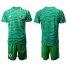Germany Blank Green Goalkeeper Soccer Country Jersey