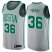 Mens Nike Boston Celtics #36 Marcus Smart Gray NBA Swingman City Edition Jersey