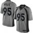 Nike Denver Broncos #95 Derek Wolfe Gray Mens Stitched NFL Limited Gridiron Gray Jersey