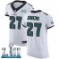 Nike Philadelphia Eagles #27 Malcolm Jenkins White Super Bowl LII Mens Stitched NFL Vapor Untouchable Elite Jersey