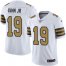Nike New Orleans Saints #19 Ted Ginn Jr White Youth Stitched NFL Limited Rush Jersey