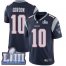 Nike New England Patriots #10 Josh Gordon Navy Blue Team Color Super Bowl LIII Bound Mens Stitched NFL Vapor Untouchable Limited Jersey