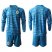 Argentina Blank Blue Long Sleeves Goalkeeper Soccer Country Jersey