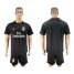 Real Madrid Blank Black Goalkeeper Soccer Club Jersey