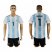 Argentina #1 ROMERO Home 2018 FIFA World Cup Soccer Jersey